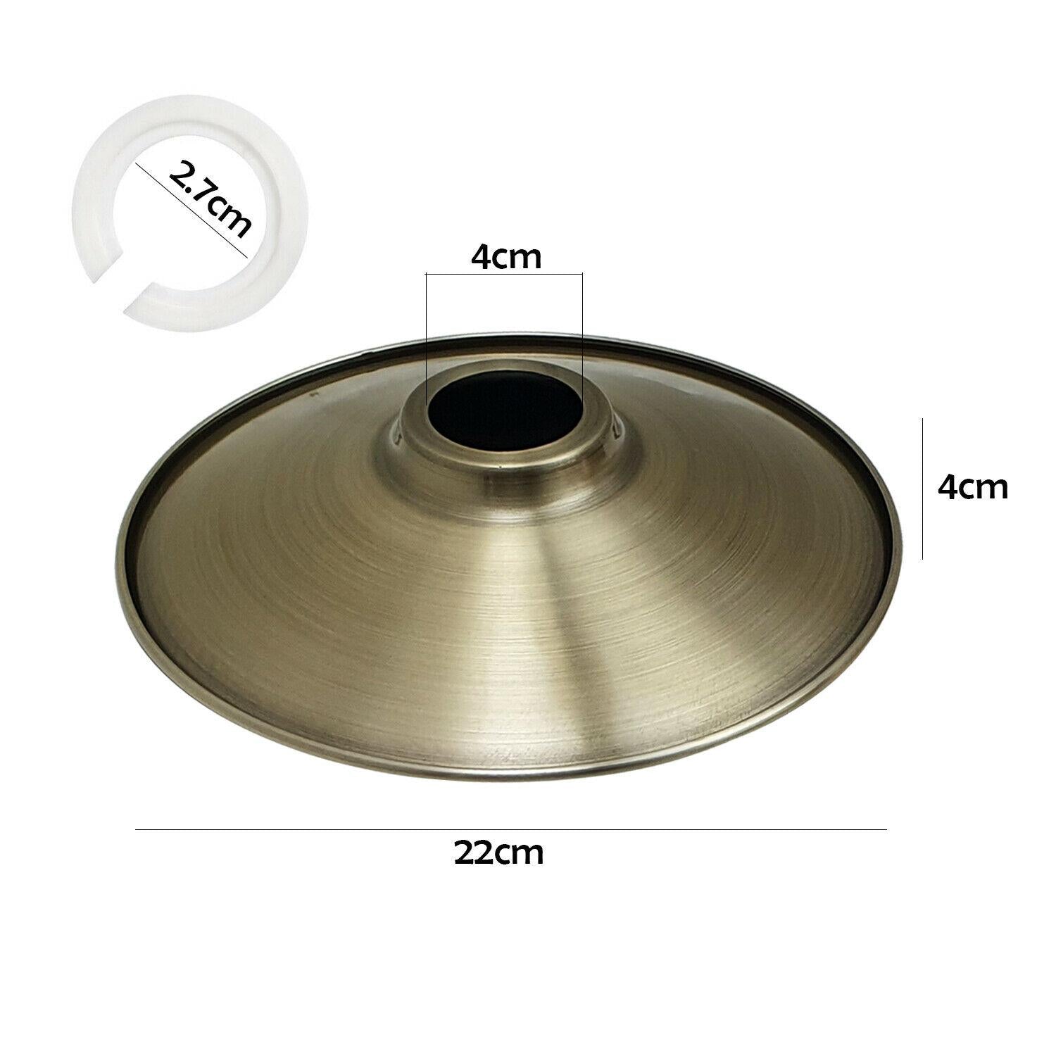 Easy Fit Lampshades Flat Ceiling Light Shades 22cm ~1395