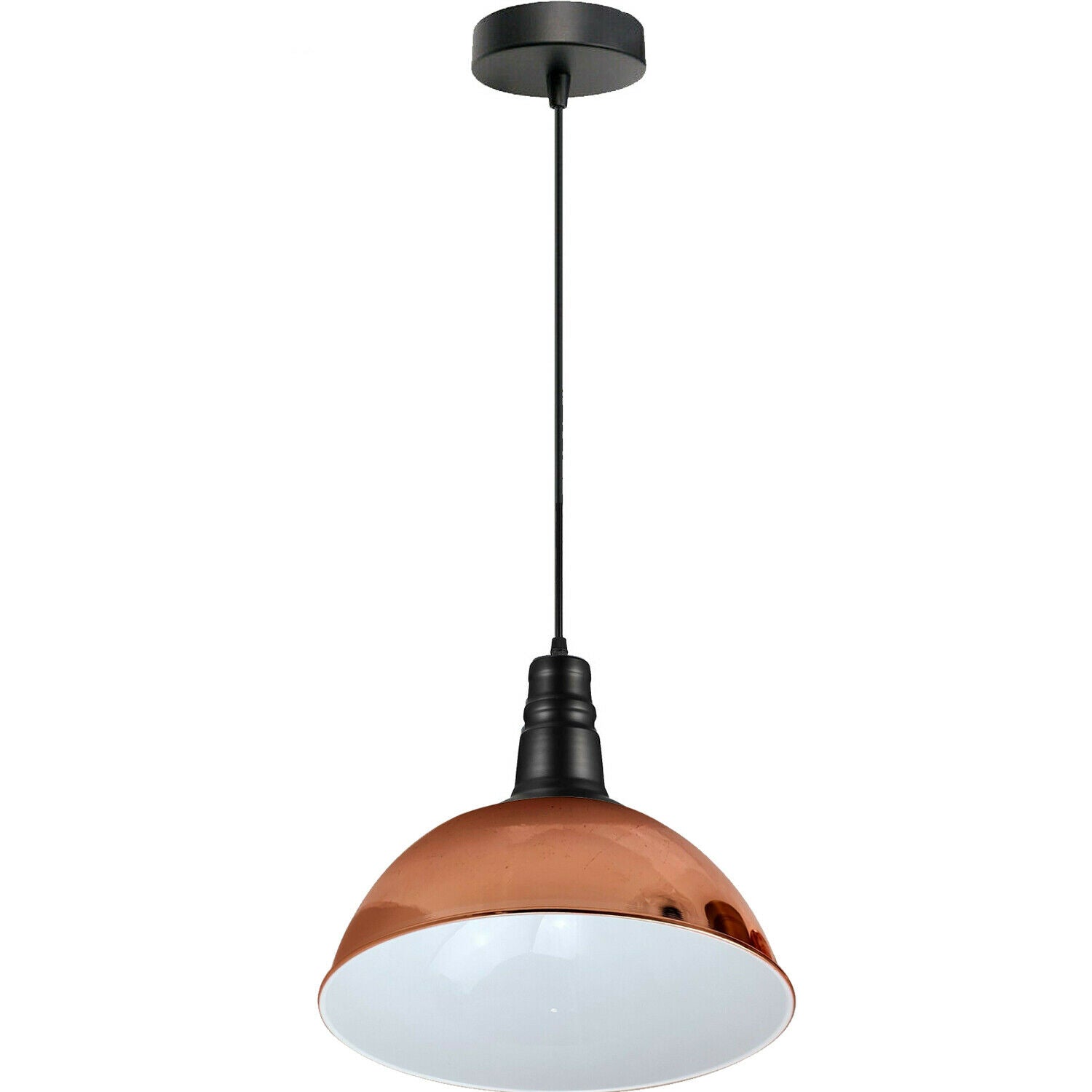Rose gold light shades ceiling Vintage Pendant Light Shade~1973