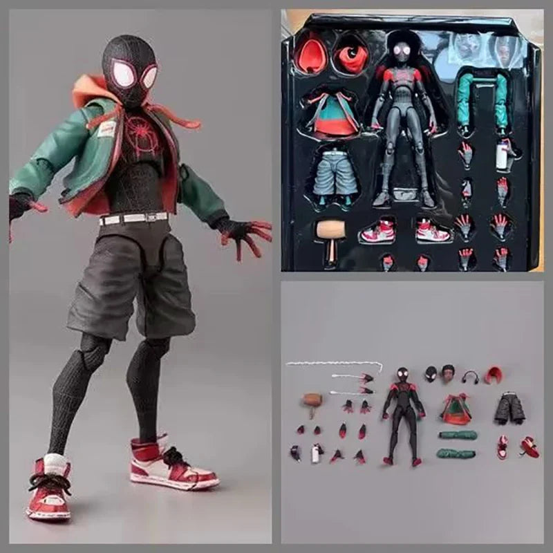 Spider-Man Miles Morales Anime Statue Toy
