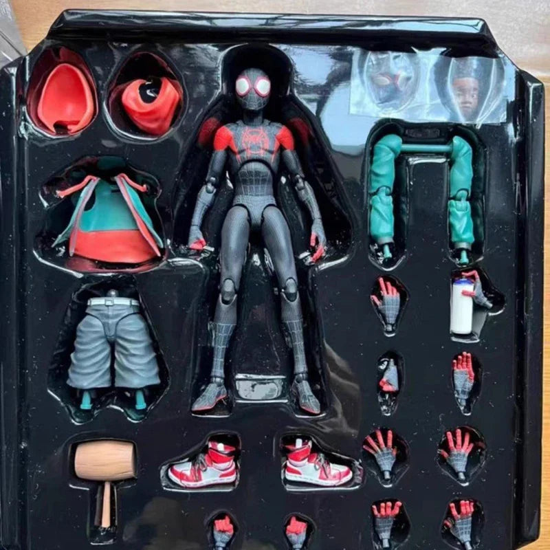Spider-Man Miles Morales Anime Statue Toy