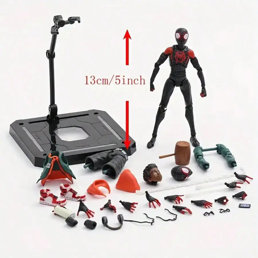 Spider-Man Miles Morales Anime Statue Toy