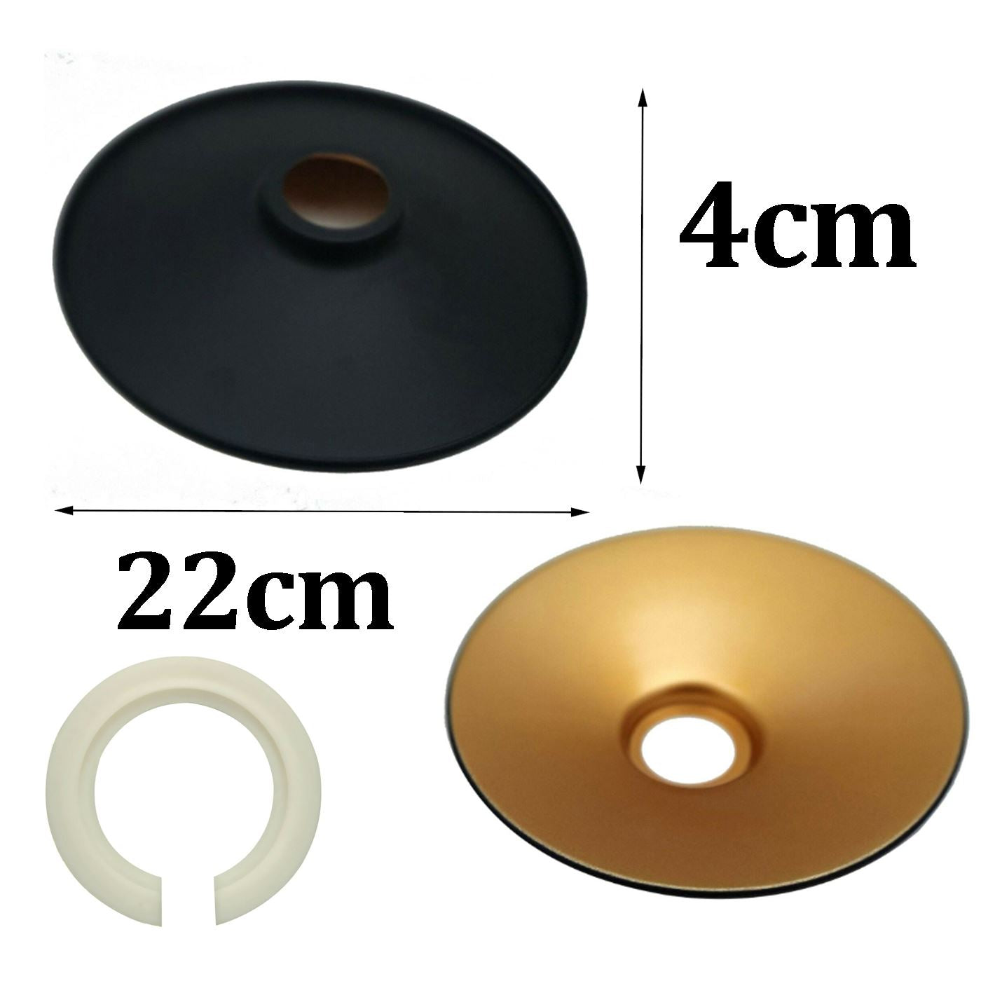 Easy Fit Lampshades Flat Ceiling Light Shades 22cm ~1395